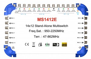 14x12 satellite multi-switch, Stand-Alone multiswitch