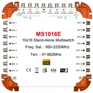 10x16 satélite multi - Switch, multi - Switch independiente