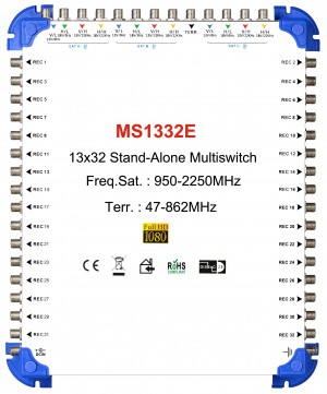 13x32 Satellite multi - Switch, Independent multi - Switch