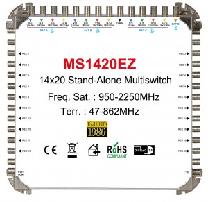 14x20 satellite multi-switch, Stand-Alone multiswitch