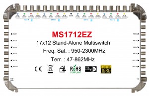 17x12 satellite multi-switch, Stand-Alone multiswitch