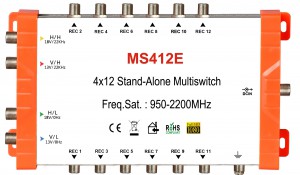 4x12 satellite multi-switch, Stand-Alone multiswitch