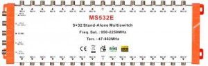 5x32 satélite multi-switch, stand-alone multiswitch