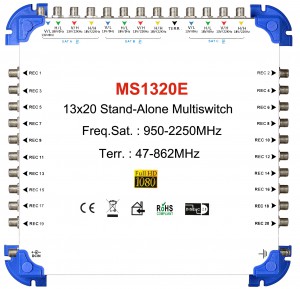 13x20 Satellite multi - Switch, Independent multi - Switch