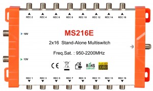 2x16 satélite multiswitch, stand-alone multiswitch