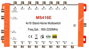 4x16 satélite multiswitch, stand-alone multiswitch