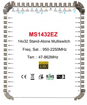 14x32 satellite multi-switch, Stand-Alone multiswitch