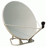 Antena satélite de banda Ku de 75cm