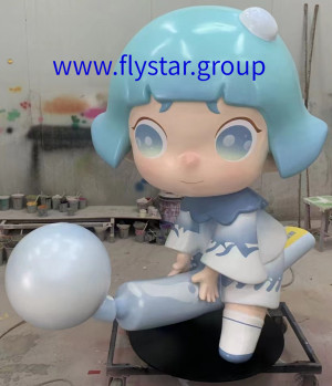 Glass Fibre Reinforced Plastics (GFRP) Products formative art cartoon little girl